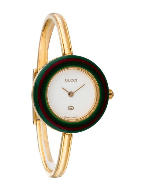 Gucci watch with bezels